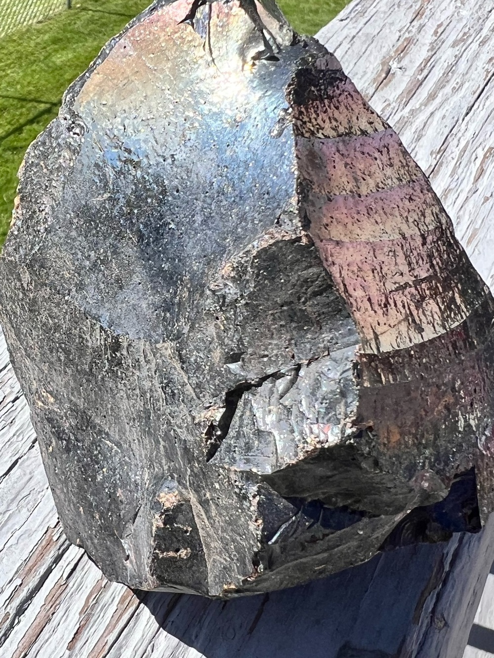 Large Black Obsidian Stone - Raw - Picture 4 of 6